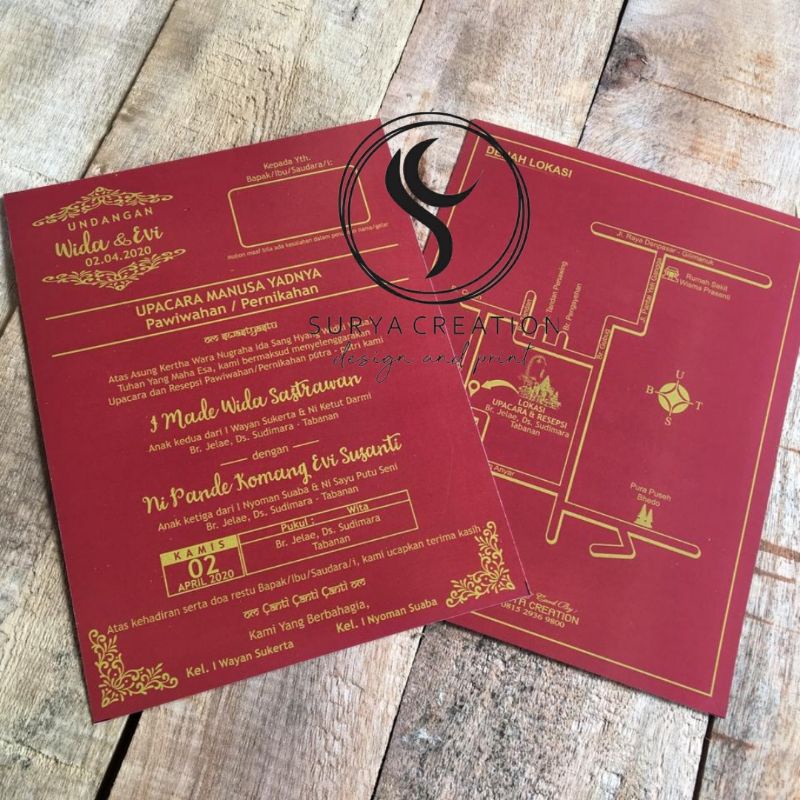 

Kartu Undangan Pernikahan