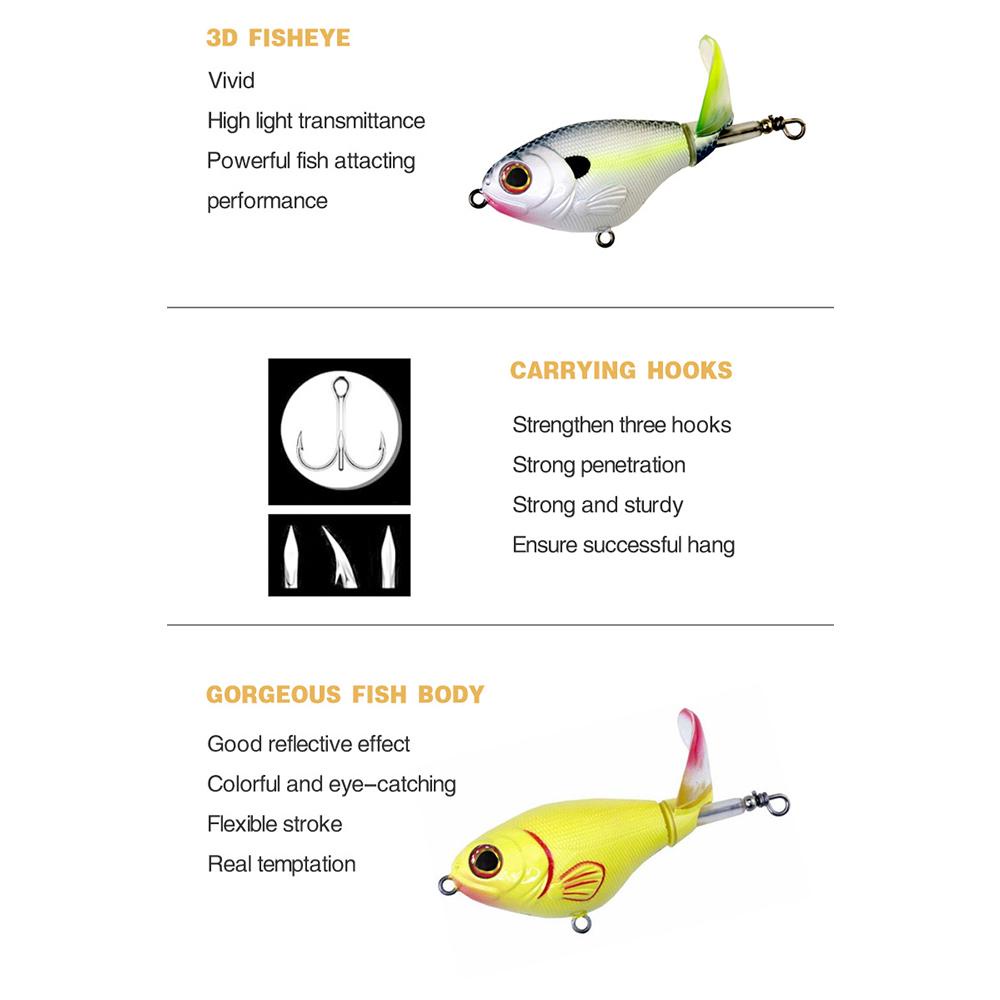 TOP Memancing Umpan Gaya Baru Bass Ekor Berputar Lembut 2segmen VMC Hooks
