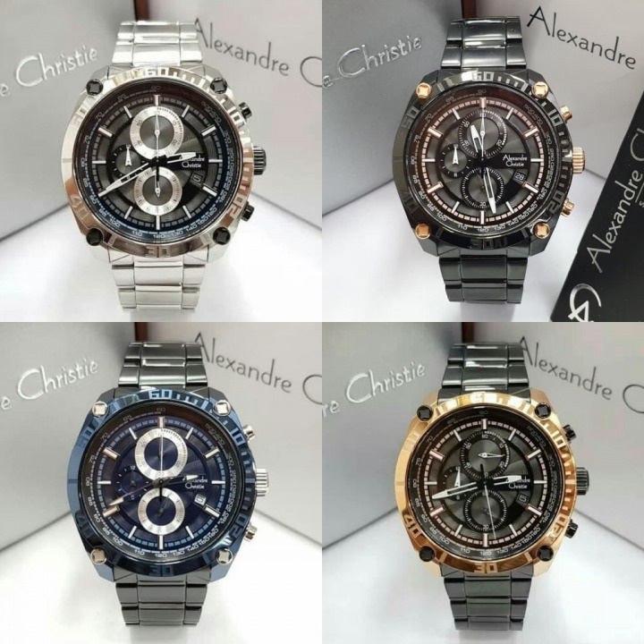 JAM TANGAN PRIA ALEXANDRE CHRISTIE AC 6483 ORIGINAL GARANSI RESMI 1 TAHUN