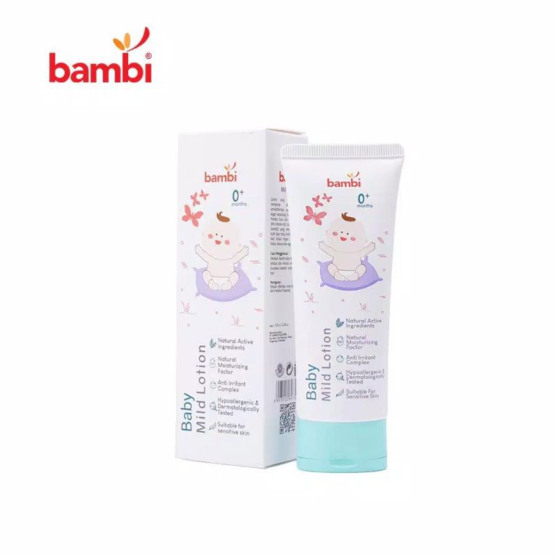 Bambi Baby Mild Lotion  100ml ( Tube )