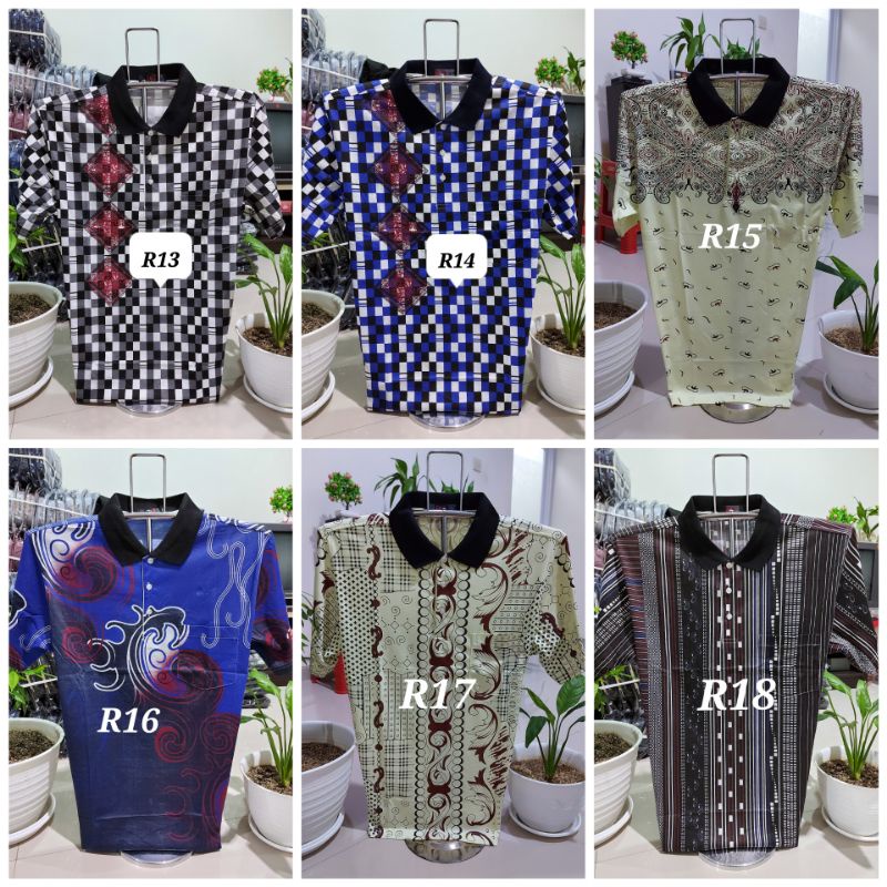 Kaos Kerah M L XL - Kaos Pria Wangky Oryong - Kaos Bapak