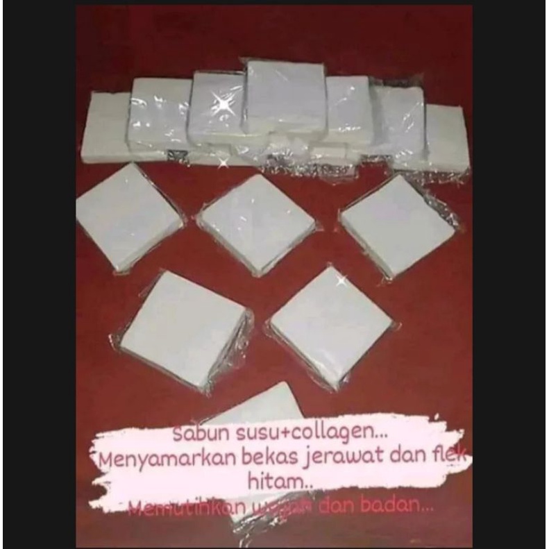 SABUN SUSU COLLAGEN VIRAL PEMUTIH WAJAH DAN BADAN