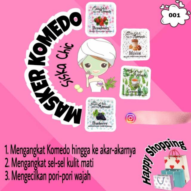 Masker Komedo Siska Chic