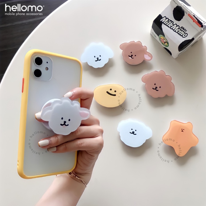 Griptok Kelly Resin Phone Holder Universal Korean Pop Grip Tok Socket