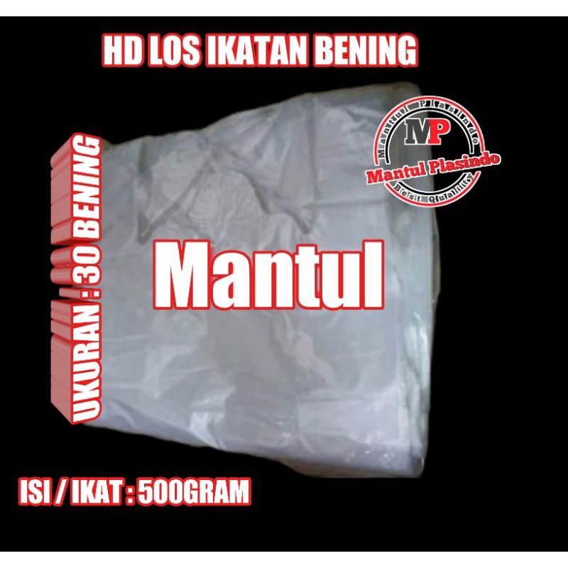 isi 500gram Hd Los 30cm ikatan Bening