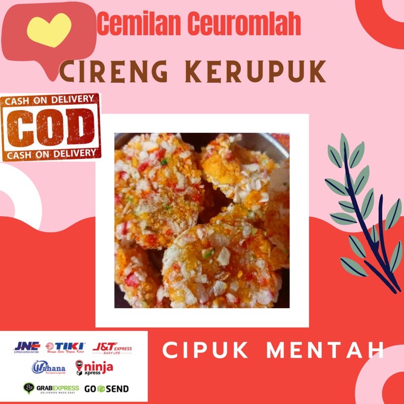 

COD Cipuk alias cireng kerupuk isi 10 cireng Bandung kenyal tidak keras mentah frozen food