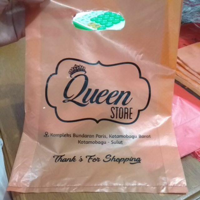 Sablon Plastik Hd Plong 20 X 28 Cm | Plastik Sablon Kresek Shopping Bag Plastik Plong