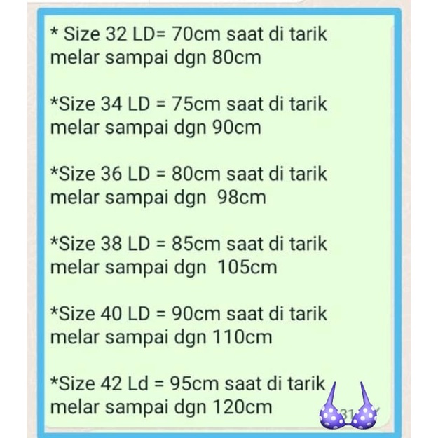 Bra / BH Wanita - Import seri 852 kombinasi Brokat Busa Tipis Tanpa Kawat