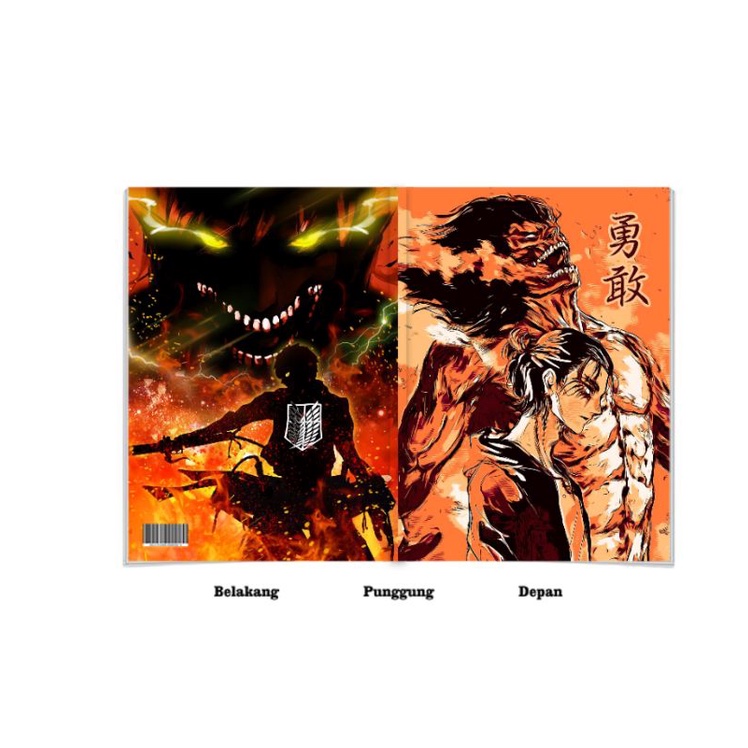 

Notebook Softcover A6 Anime Attack On Titan