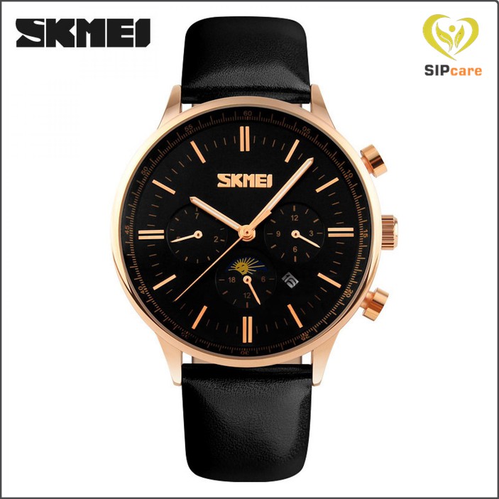 SKMEI JAM TANGAN CASUAL PRIA JAM TANGAN ELEGAN JAM TANGAN COWOK JAM TANGAN KEREN - 9117CLPROMO MURAH