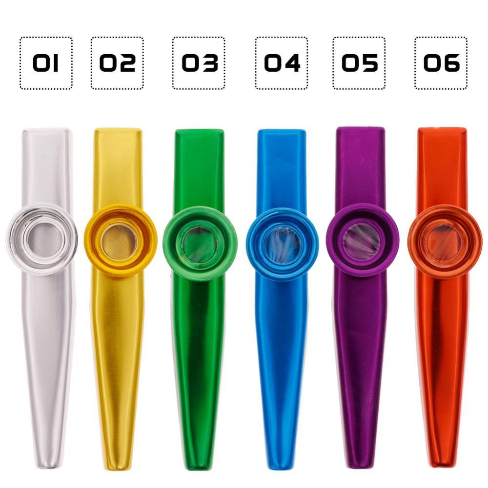 Timekey Harmonika Kazoo Bahan Metal Untuk Hadiah Anak G2H3