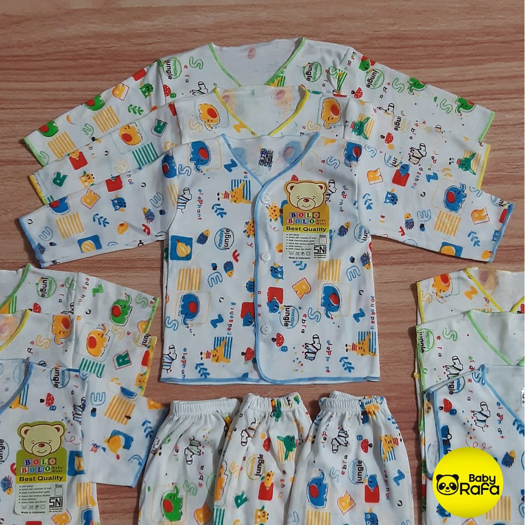 Paket Hemat Baju Bayi Motif 18 pcs SNI BOLO - BOLO