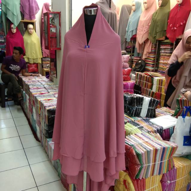 Khimar hijab syar'i jumbo