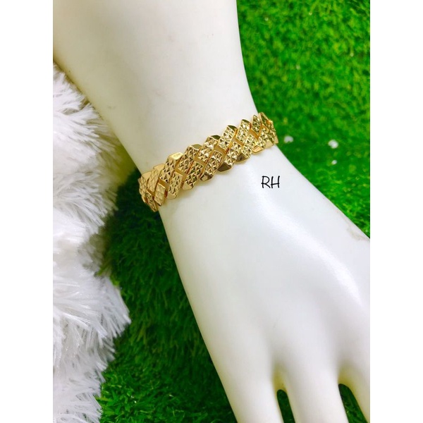 Gelang rantai lapis emas yaxiya 0147