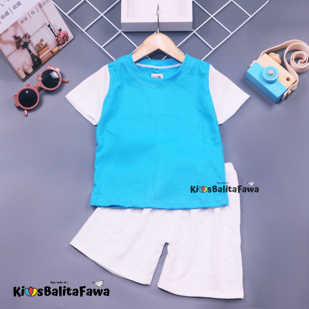 Set Bubu Bayi 6-18 Bulan / Piyama Lengan Celana Pendek Baby Laki Perempuan Baju Setelan Anak Import