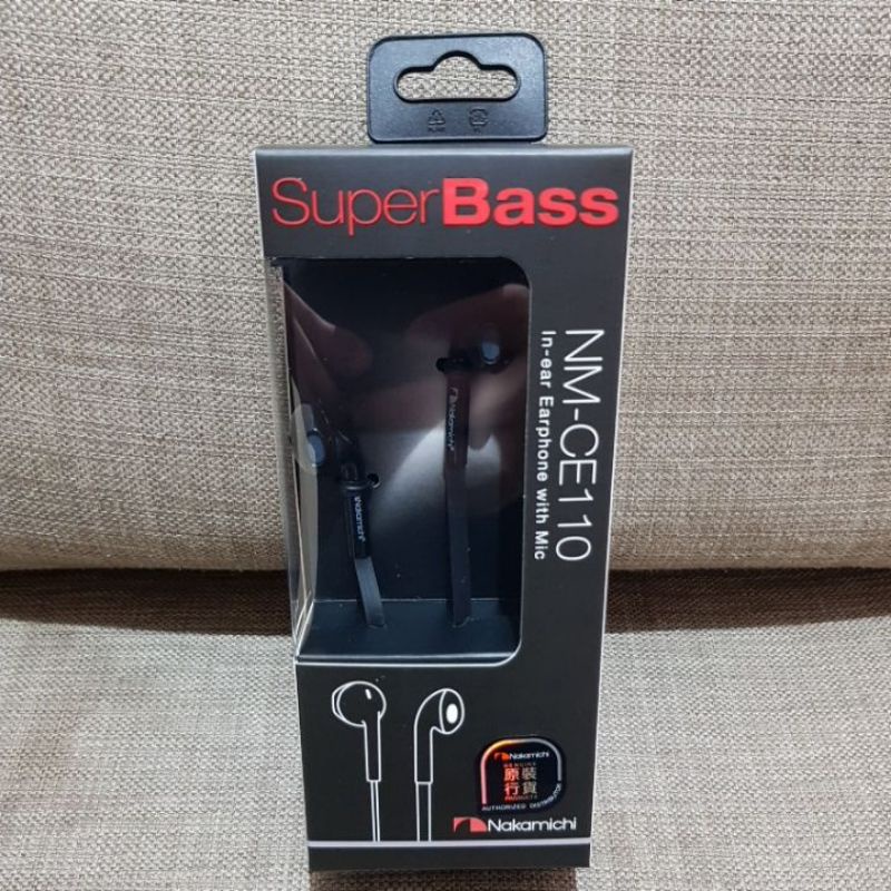 Earphone - Headset Nakamichi CE 110 Hitam Asli Original