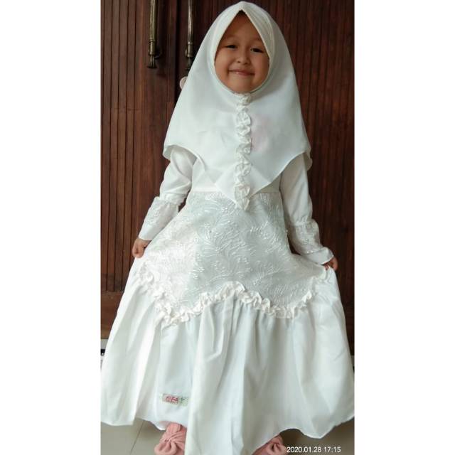 SET GAKIS SYARI BAJU MUSLIM ANAK PEREMPUAN KIDS BRUKAT SET GAKIS SYARI BAJU MUSLIM ANAK PEREMPUAN KIDS BRUKAT