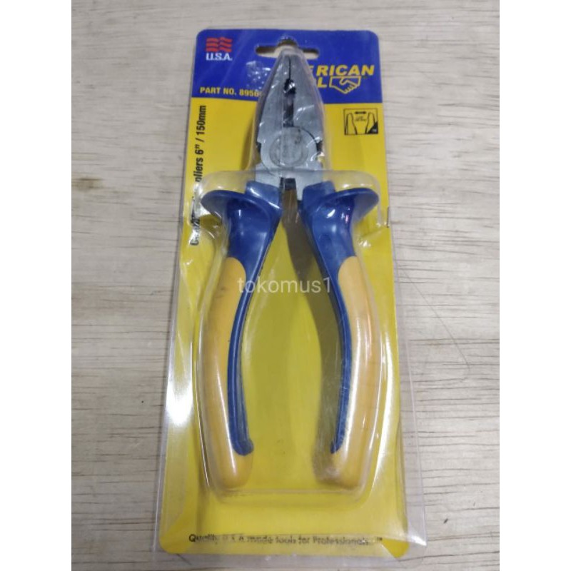 TANG KOMBINASI 6 INCH 150mm AMERICAN TOOL COMBINATION PLIER