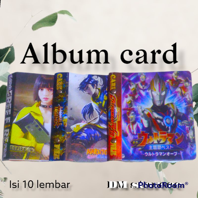 card album  / album kartu trading card / tempat kartu / wadah koleksi kartu