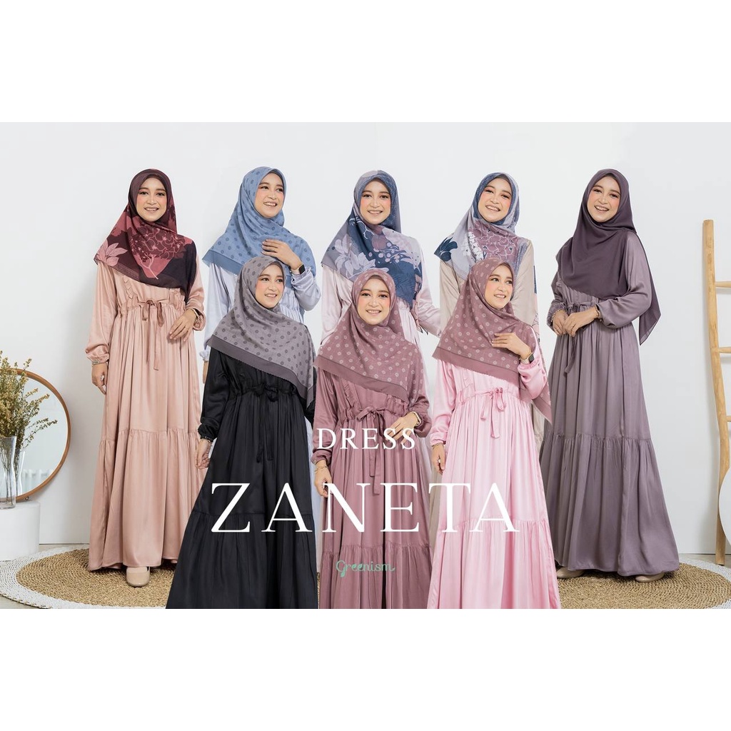 Zaneta Dress Greenism