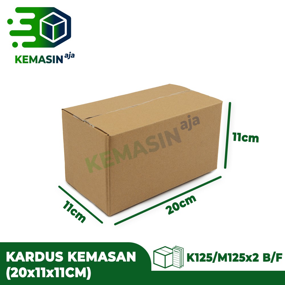 

Box Kardus Polos / Packaging Serbaguna Dimensi 20x11x11 cm