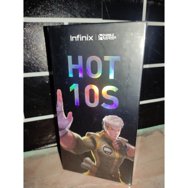 Infinix Hot 10S 6/128 Gb (BLACK) Garansi Resmi 1 Tahun