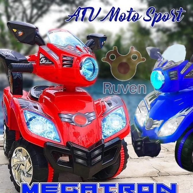 Motor Aki Ranger Megatron Motoran Mainan Ride On Car Toys Mvp7300