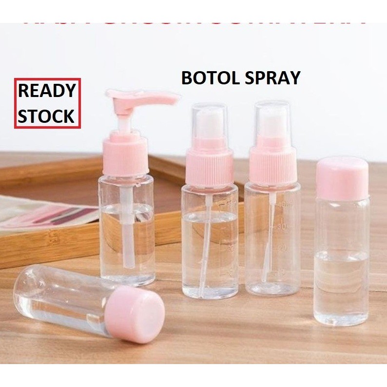 Set 5 IN 1 Spray Bottle Botol Semprot Botol Refill Spray Multifungsi