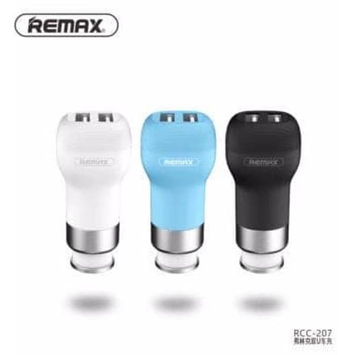 Remax RCC207 Flinc Dual USB Car Charger 2.4A - Charger Mobil