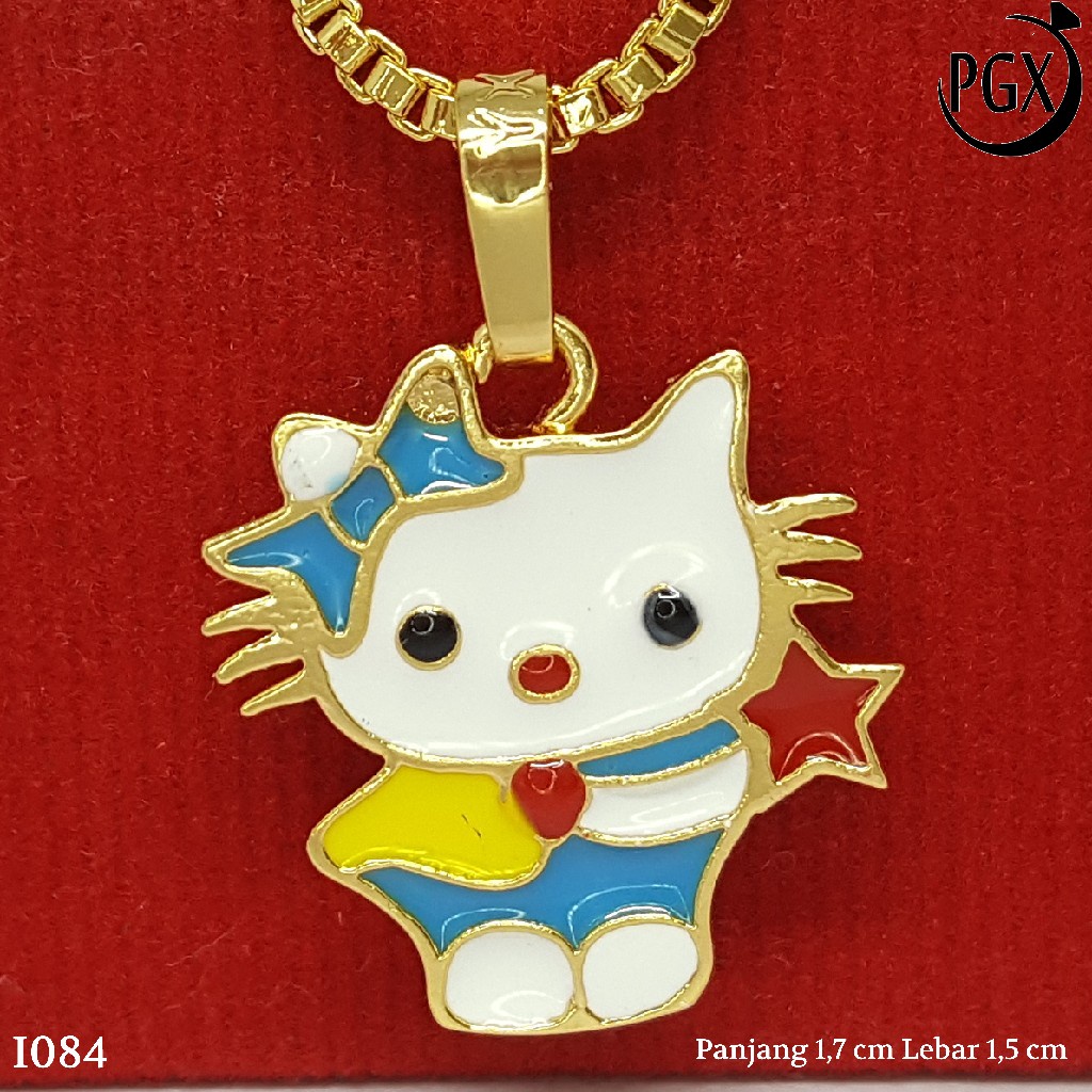 PGX Liontin Kalung Xuping Wanita Aksesoris Fashion Perhiasan Lapis Emas  - I084