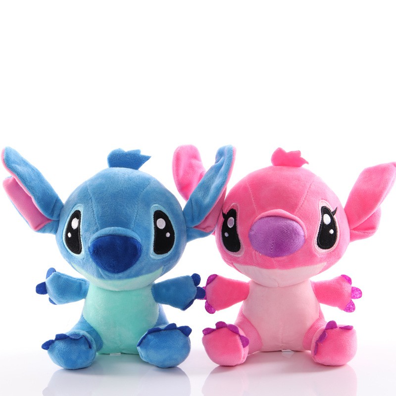 Boneka Lilo And Stitch Bahan Plush Ukuran 20cm / 7 Inch Untuk Hadiah Ulang Tahun