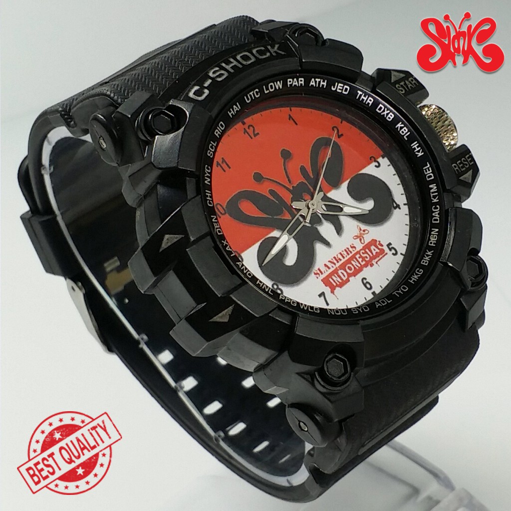 (BEST QUALITY) JAM SLANKERS INDONESIA FULL BLACK