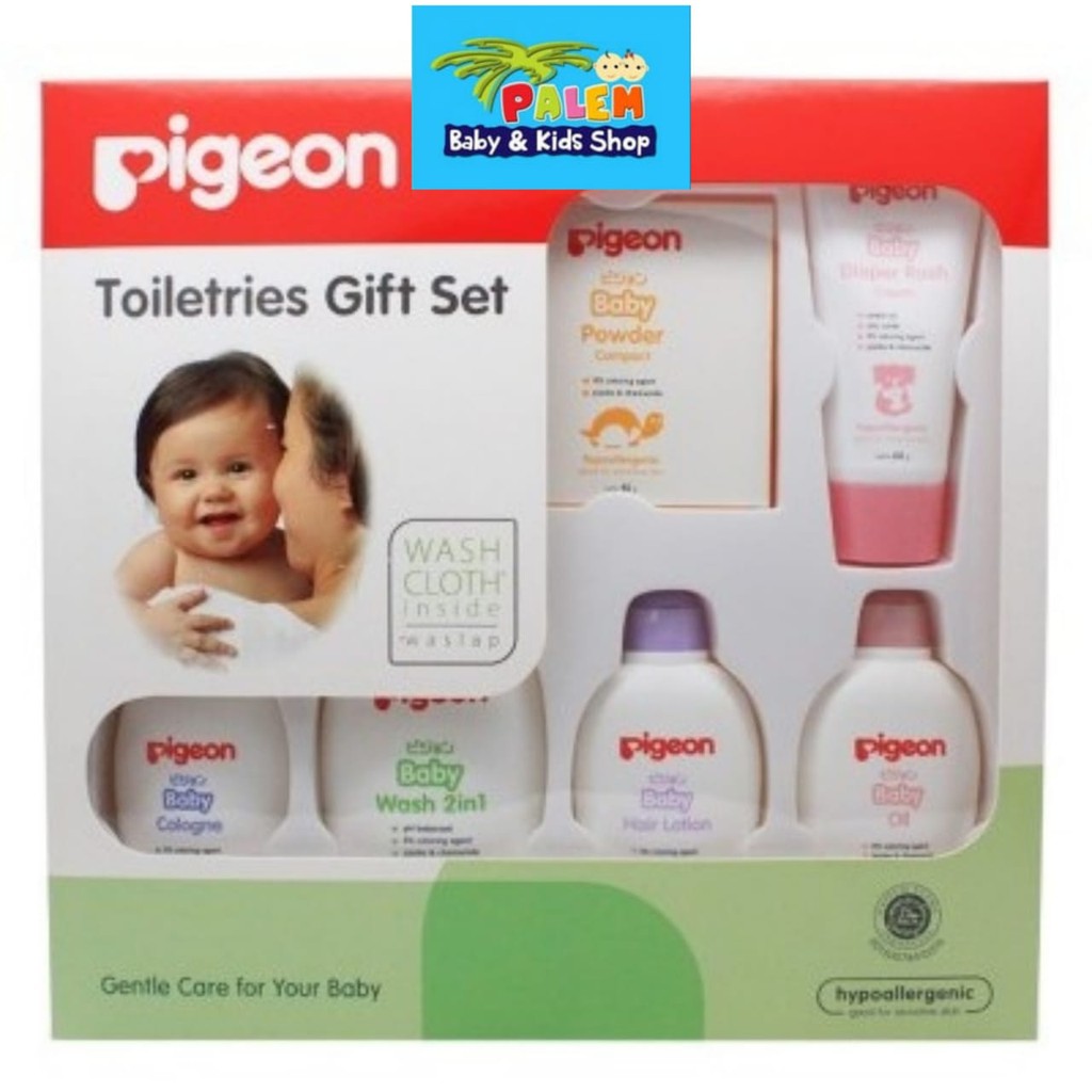 Pigeon Toiletries Gift Set 1045/perlengkapan mandi bayi