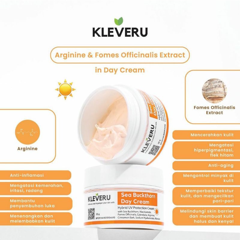 KLEVERU Sea Buckthorn Day Cream and Night Cream