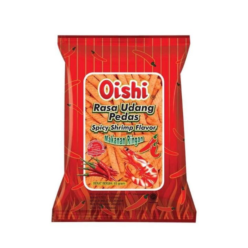 

Oishi Kraker Udang Pedas 70Gr