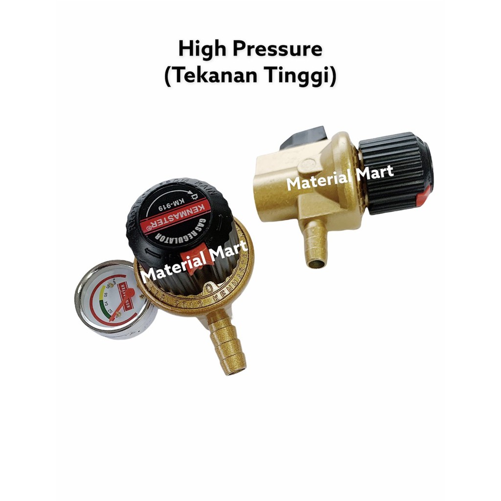 Regulator Gas Kenmaster Meter High Pressure | Kepala Gas ORI Kosangas | Material Mart