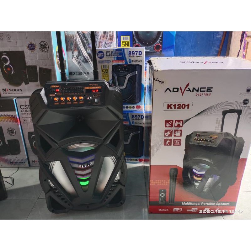 PROMO SPEAKER BLUETOOTH ADVANCE KARAOKE + MIC