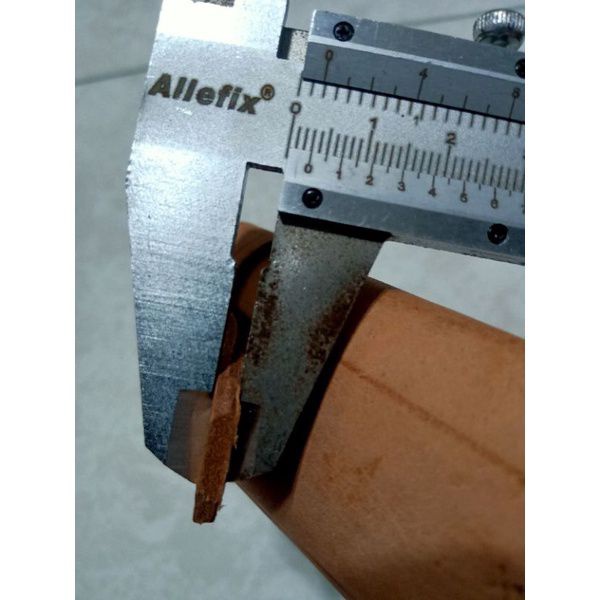 Sarung pisau kulit sapi, panjang 18/20/22 cm