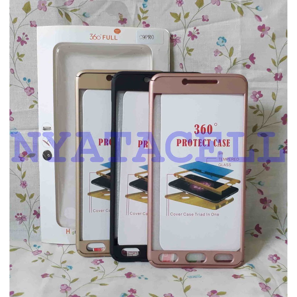 Case Protect 360 Samsung C9 Pro Slim Hard/Ipaky/Full Body/Casing