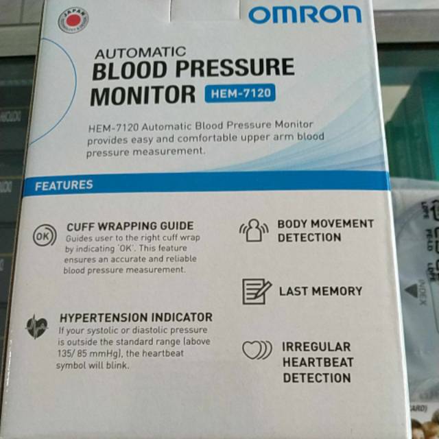 Ready stok!! Tensi Digital Omron Hem -  7142T1 TANPA ADAPTOR / tensimeter digital omron / Omron 7120 / HEM-7142T1