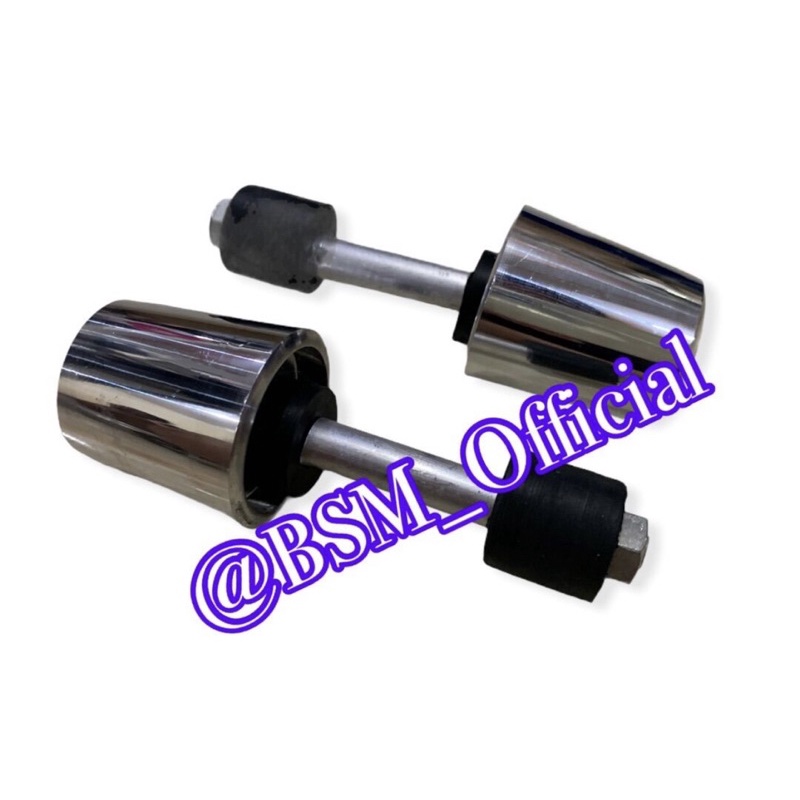 PROMO JALU STANG CHROME SET KIRI KANAN PCX FU SHOGUN NINJA UNIVERSAL SEMUA MOTOR HARGA SEPASANG KANAN KIRI