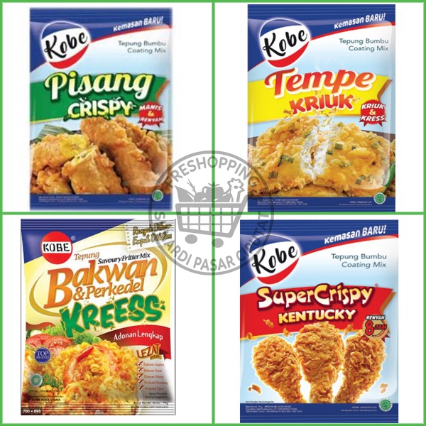 Kobe Crispy, Bakwan Kress, Tempe Kriuk, Tepung Pisang 1 pcs