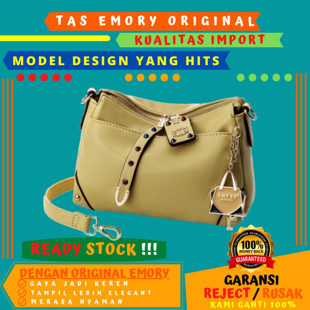 EMORY YARINNE 01EMO3249 ORIGINAL TAS SLEMPANG WANITA IMPORT MODEL BARU 2020 GROSIR DAN ECERAN BATAM