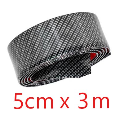 [TOSERBA_EMAK] -  Karlor Stiker Vinyl Carbon Fiber Mobil 5 x 300 CM - TAA749 - Black