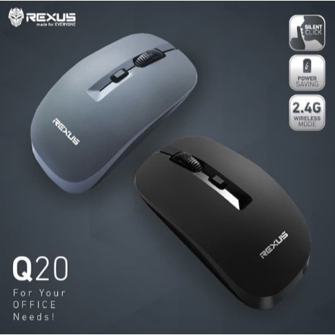 Rexus Mouse Wireless Office Q20 Silent Click