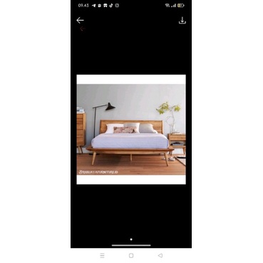 RANJANG MINIMALIS NO 2 160X200 KAYU JATI