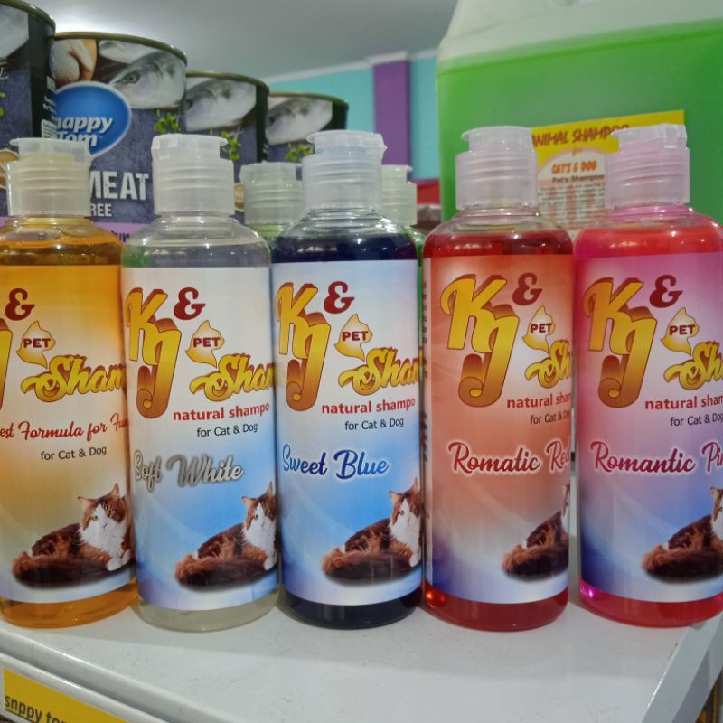 Shampo Kutu + Jamur + Conditioner Kucing dan Anjing 250ml - K&amp;J sampo Hewan All varian