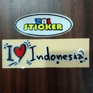 

sticker I love Indonesia