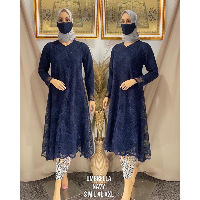 BROKAT UMBRELA SET PRISKET/LONG TUNIK/PRISKET SEMI KATUN/KEBAYA MURAH/KEBAYA MODERN