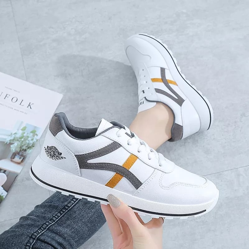 NAY - Sneakers Wanita Korea Kasual  / Sepatu Sneakers Joging Wanita RK03